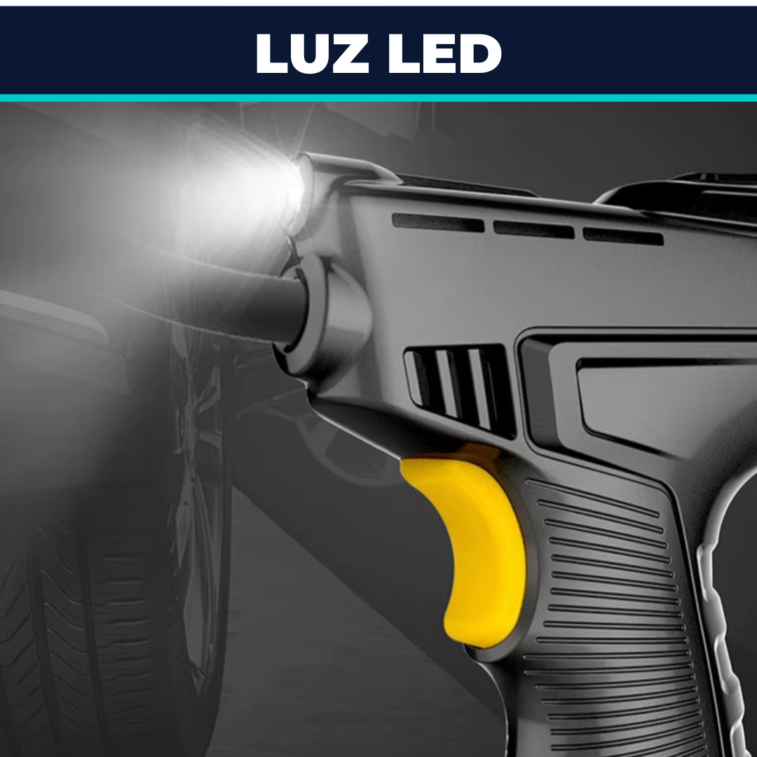 Compresor Inflador Led Automático