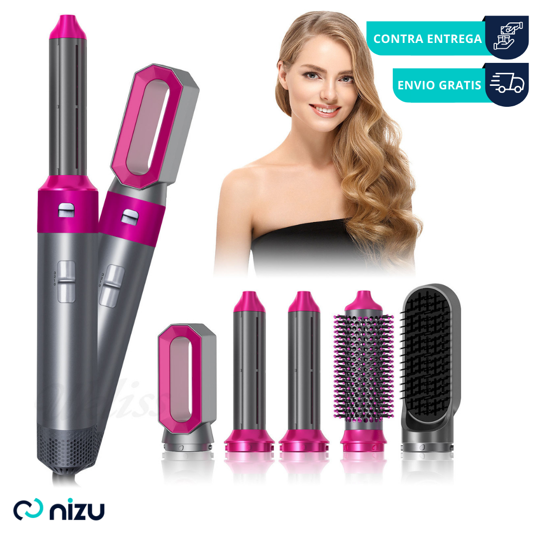 5 En 1 Cepillo De Cabello Electrico