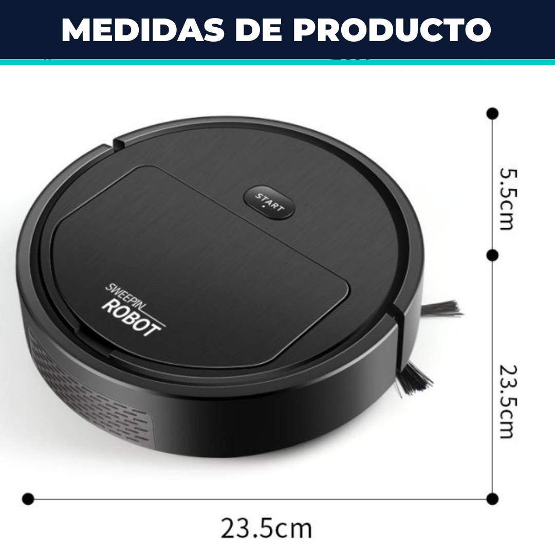 Sweepin | Aspiradora Robot 3 en 1 Inteligente