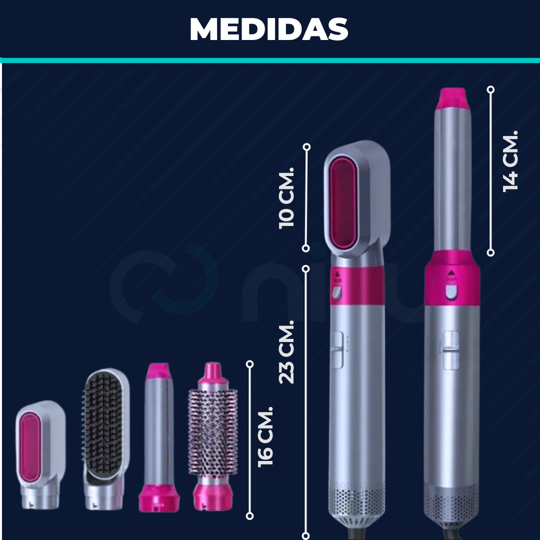 5 En 1 Cepillo De Cabello Electrico