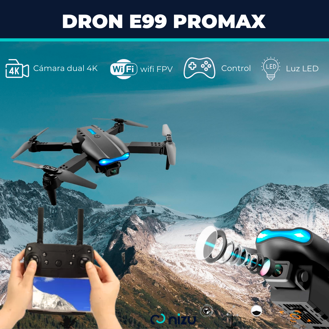 Dron Doble Camara ULTRA HD Dual Pro Max