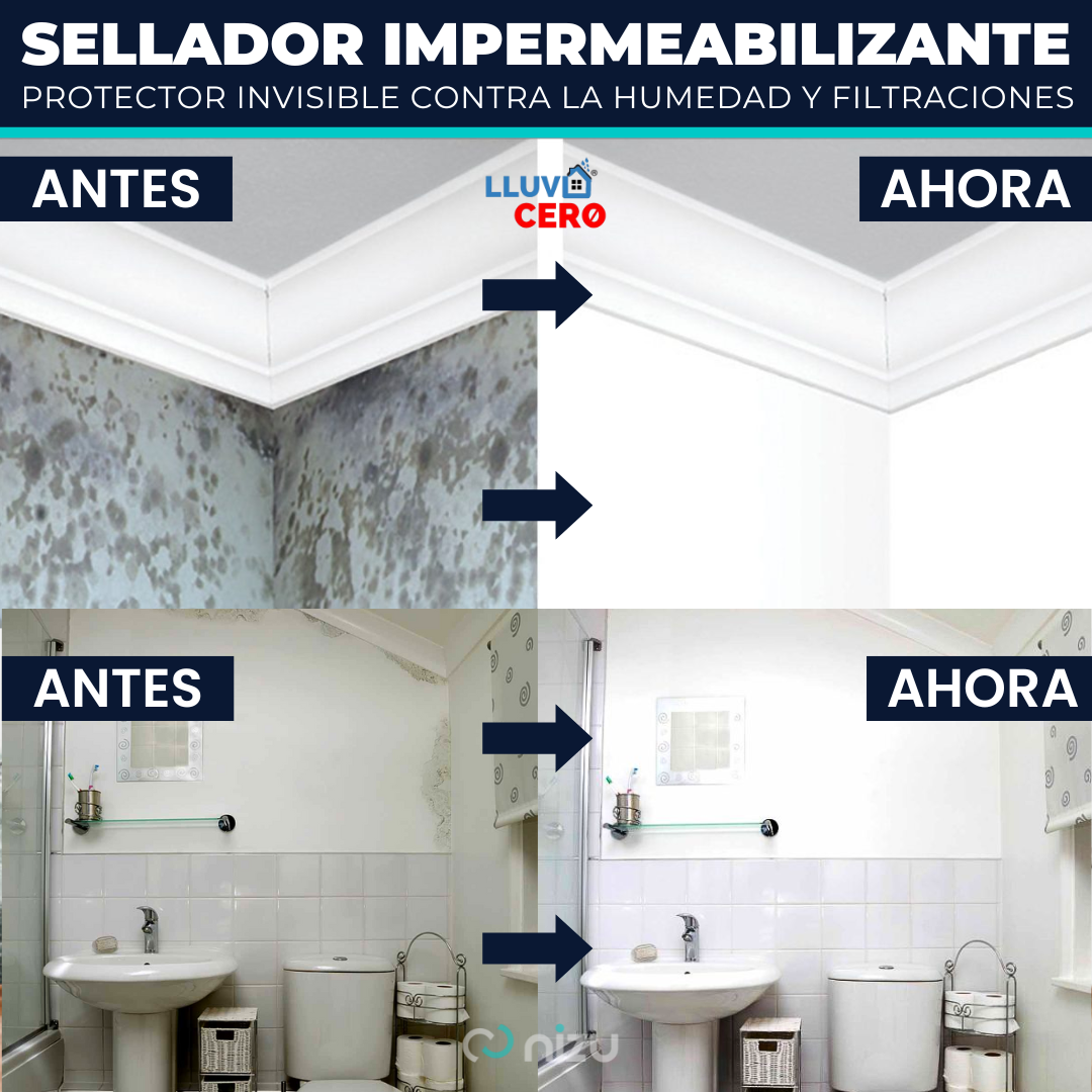 LLUVIA CERO Sellador Impermeabilizante transparente