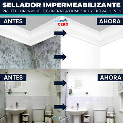 LLUVIA CERO Sellador Impermeabilizante transparente
