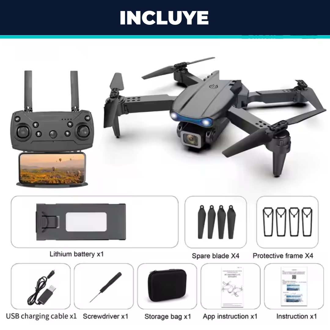 Dron Doble Camara ULTRA HD Dual Pro Max