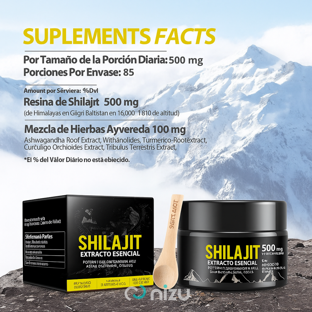 Shilajit Resina 50g Suplemento