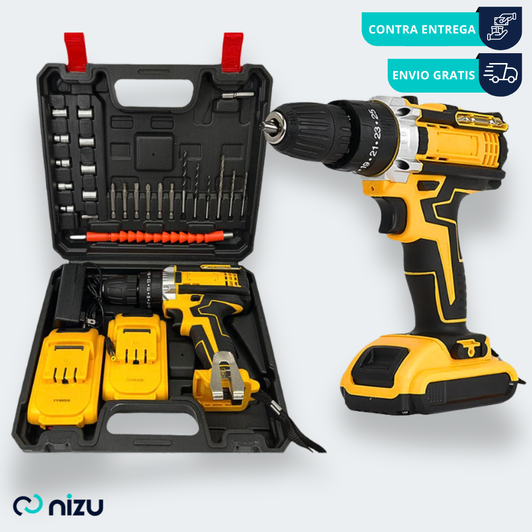 Taladro Desarmador Eléctrico Inalámbrico