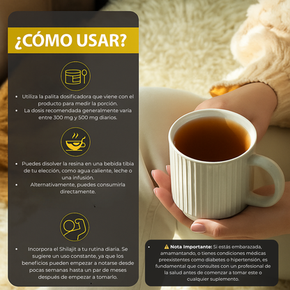 Shilajit Resina 50g Suplemento